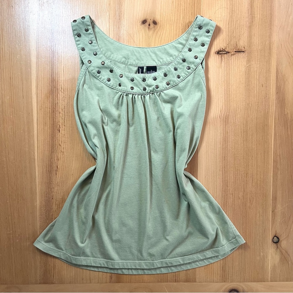 Jason Maxwell Studded Tank Top – Y2K Inspired – Size Large